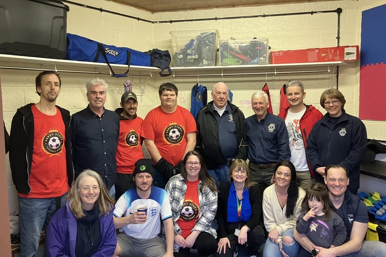 Sandy Stars community football group, Hale, May 2024.