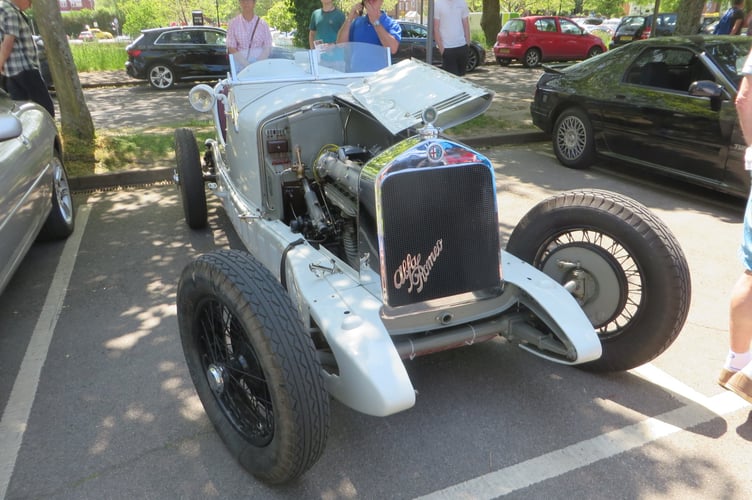 Vintage Alfa Romeo at Farnham Festival of Transport.