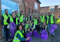 Helping Society as company volunteers give Petersfield a spring clean