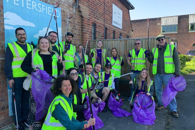Helping Society as company volunteers give Petersfield a spring clean