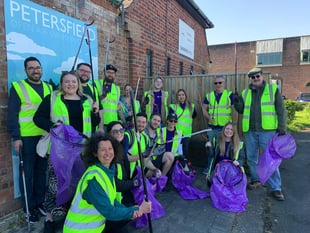 Helping Society as company volunteers give Petersfield a spring clean