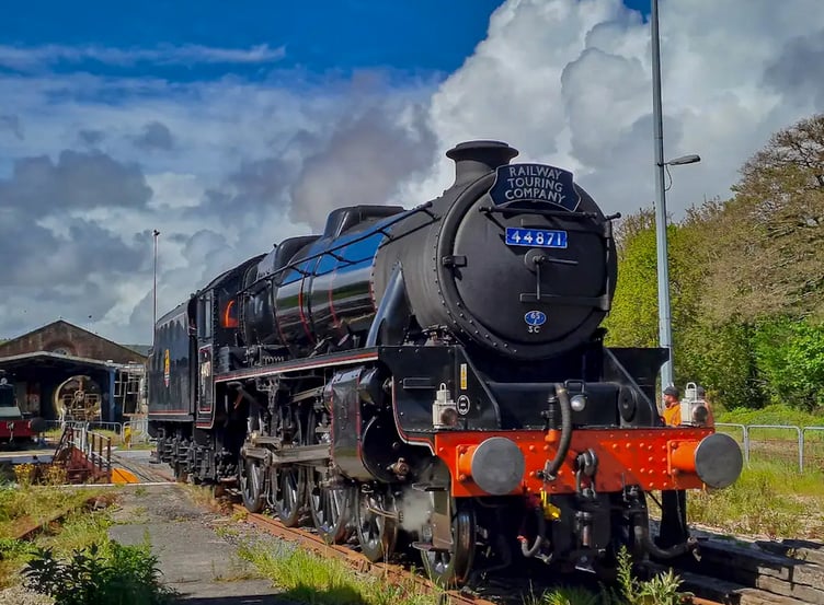 Steam trains need the turntable to be able to turn around. Picture: Craig Munday