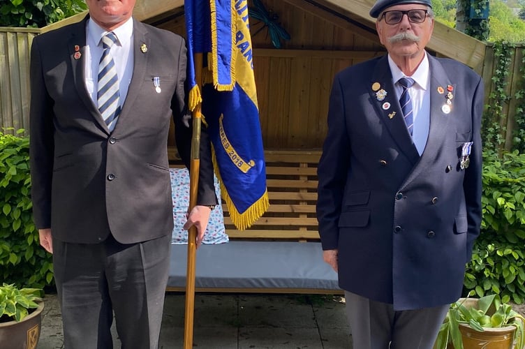 The Royal British Legion visits Bourne Wood Manor Care Home (Bourne Wood Manor Care Home)