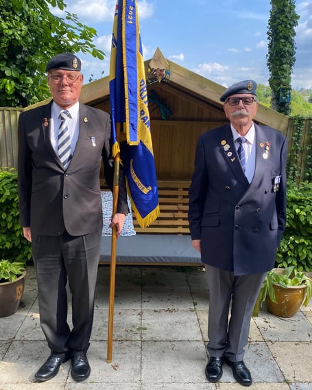 The Royal British Legion visits Bourne Wood Manor Care Home (Bourne Wood Manor Care Home)