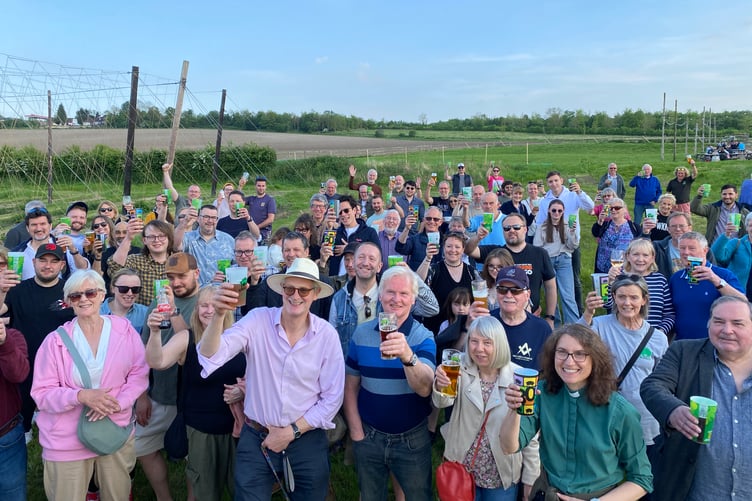 Hogs Back Brewery blessing of the hops 2024