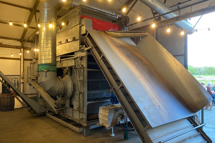 Hogs Back Brewery hop processor