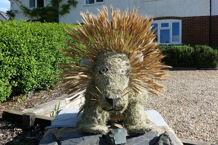 The Lion King scarecrow