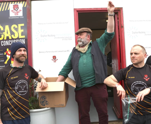 Dick Strawbridge turns up at Liskeard-Looe RFC Under 13s festival