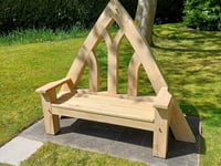 Old newspaper clipping helps create new bench
