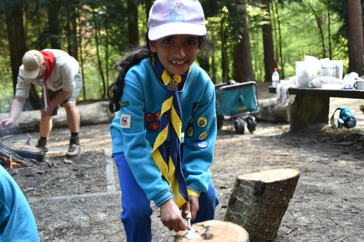 Beavers Go Wild, Bentley Copse Activity Centre, Guildford, May 2024.