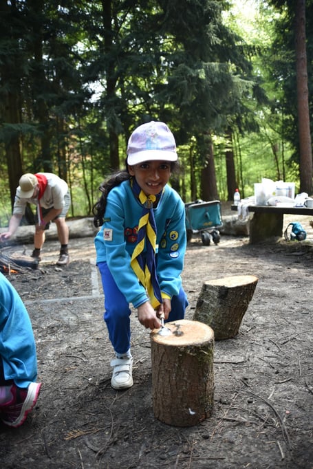 Beavers Go Wild, Bentley Copse Activity Centre, Guildford, May 2024.