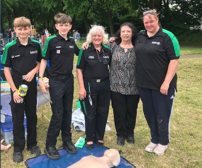 Members of St John Ambulance gave demonstrations at the Party in the Park. Picture: Submitted