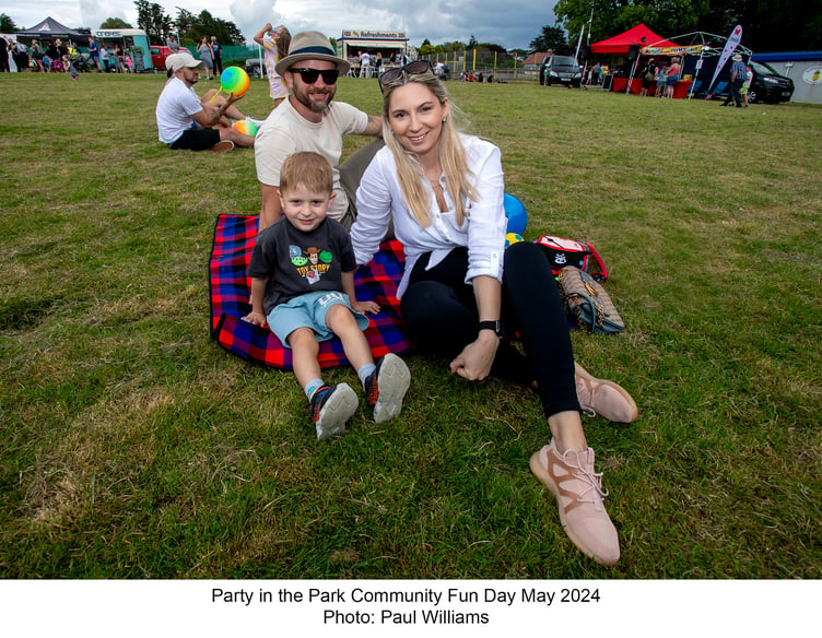 Visitors enjoying the Party in the Park organised by the Stepping Stones nursery. Picture: Paul Williams