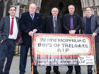Television documentary on Treloar's infected blood scandal victims