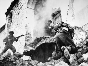 Reporting on the advance through Italy