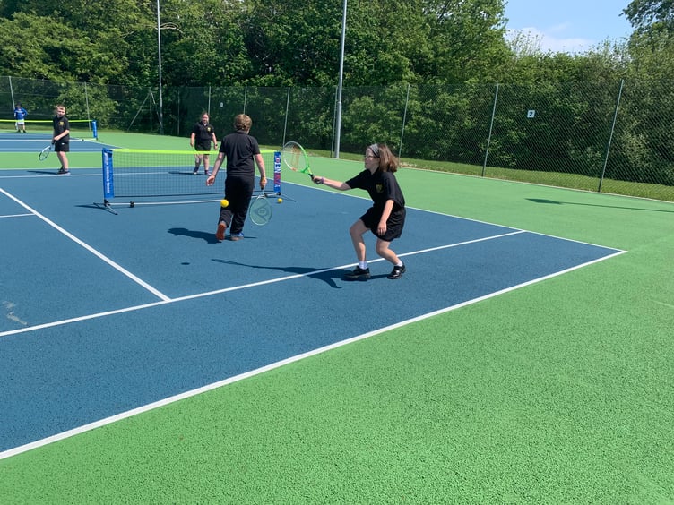 St Austell Tennis Club hosted the Cornwall School Games Mid-Cornwall Tennis Qualifiers.