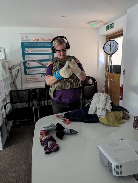 The experience involved gearing up in quite a few components 