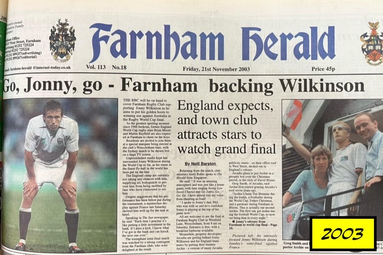 Jonny Wilks put Farnham on the world map
