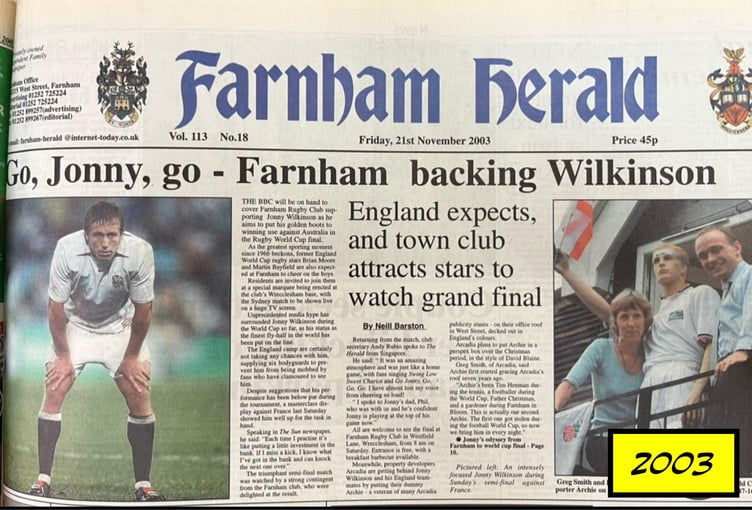 Jonny Wilks put Farnham on the world map