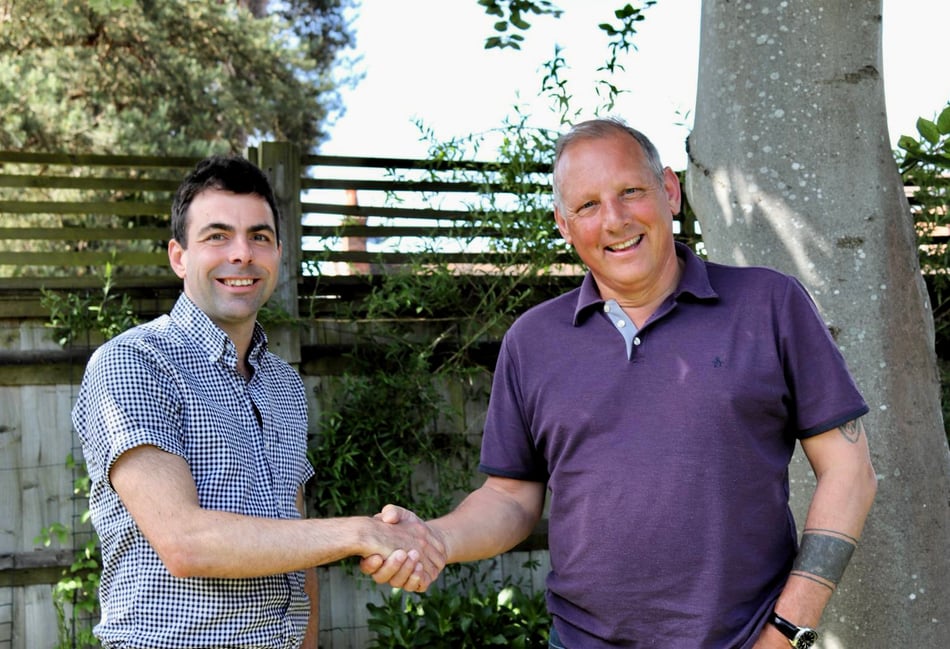 <p>Cllr Andy Tree and Cllr George Murray, respective leaders of Whitehill & Bordon Community Party and the Farnham Residents Group. The grassroots parties have joined forces in a shared bid to get better outcomes for the new Farnham & Bordon Constituency from its inaugural MP.</p>