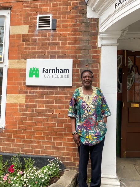 New Farnham Mayor Brodie Mauluka