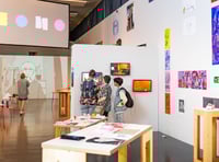 Graduates showing their work at University for the Creative Arts