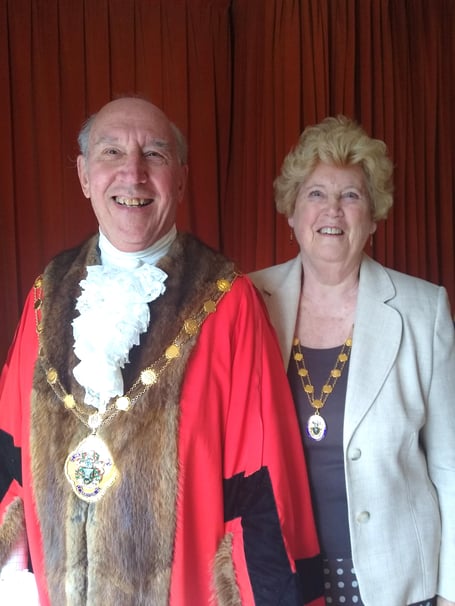 John became mayor of Waverley for a second time in May, with Gillian as mayoress