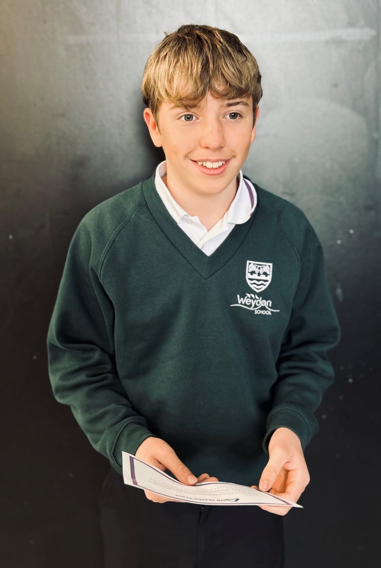 Will Fuller, Year 8, Weydon School, Wrecclesham, June 2024.