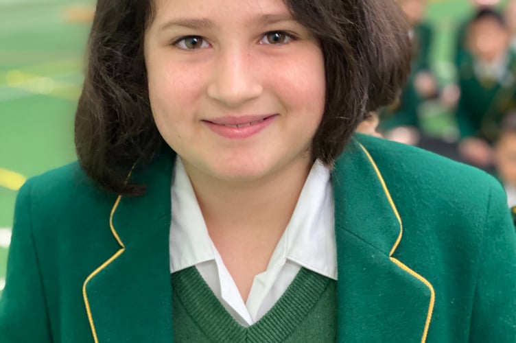 Edgeborough School pupil Olivia, June 2024.