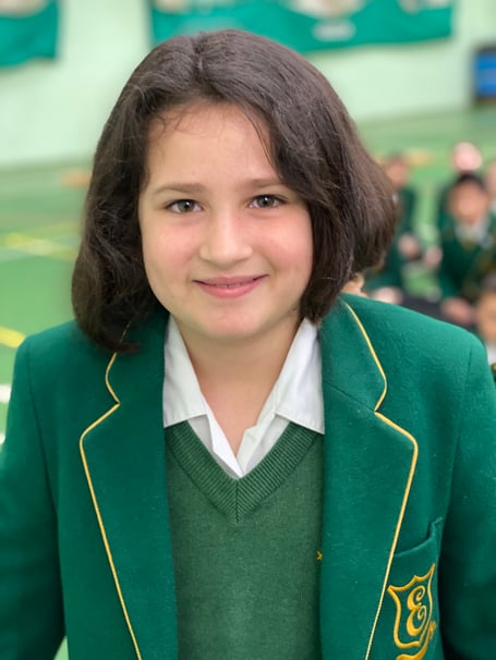 Edgeborough School pupil Olivia, June 2024.