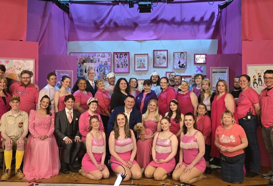 <p>The cast of AODS' production of Legally Blonde The Musical</p>