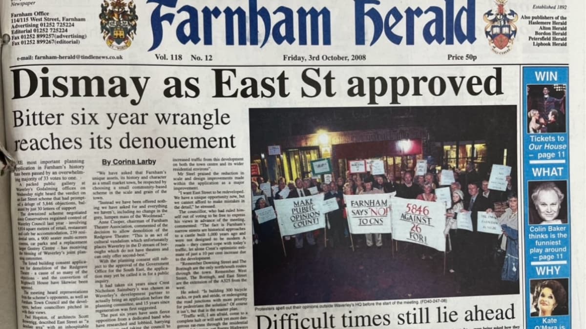How East Street plans divided Farnham