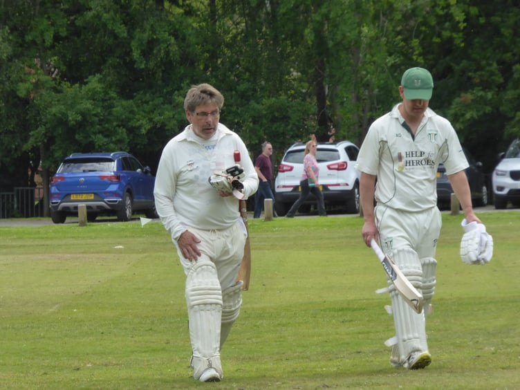 Andy du Gay and Adrian Day, Pirbright v Waverley, June 16th 2024.