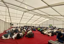 Muslims mark Eid al-Adha at Mubarak Mosque