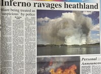 When fire ravished Frensham Common