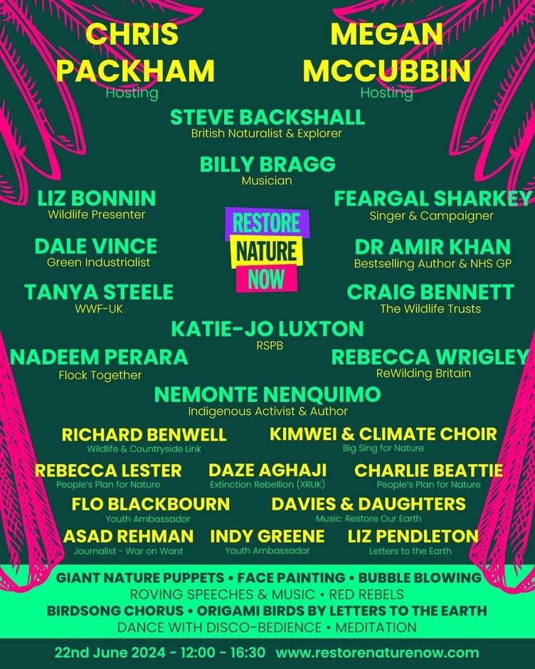 Lineup for this Saturday