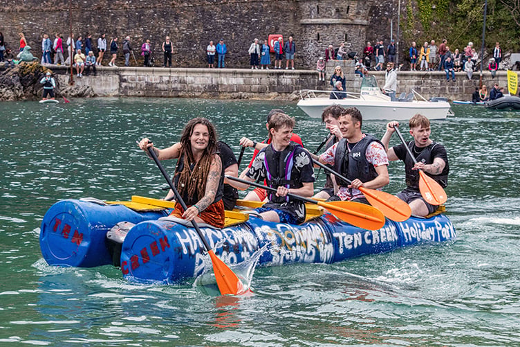Tencreek Holiday Park's raft