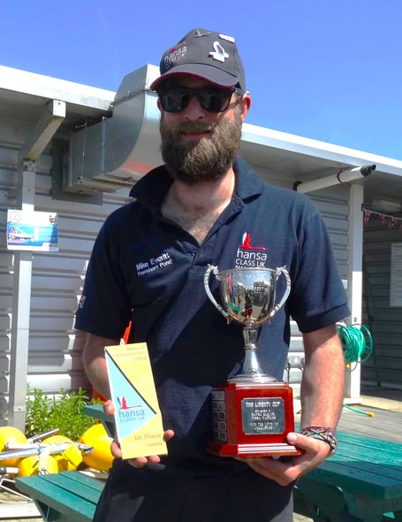 Mike Everitt, Whitefriars Sailing Club, Cotswold Water Park, May 2024.