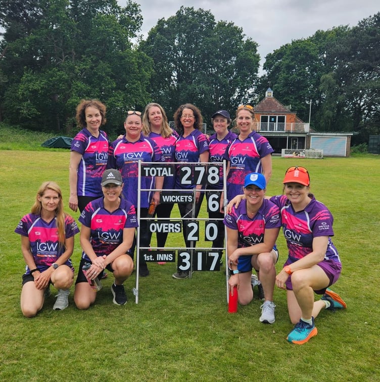 Petersfield Ladies v Locks Heath, Petersfield Heath, June 23rd 2024.