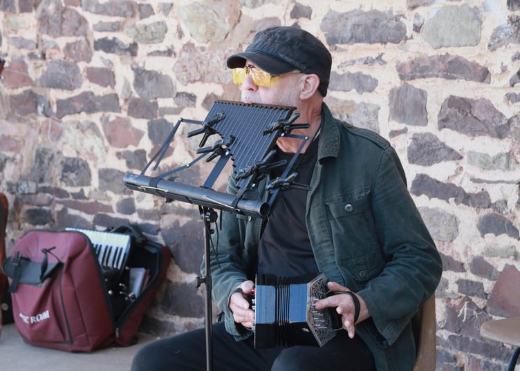 Steve Andishaw appearing at the West Somerset Folk Festival. PHOTO: George Ody.