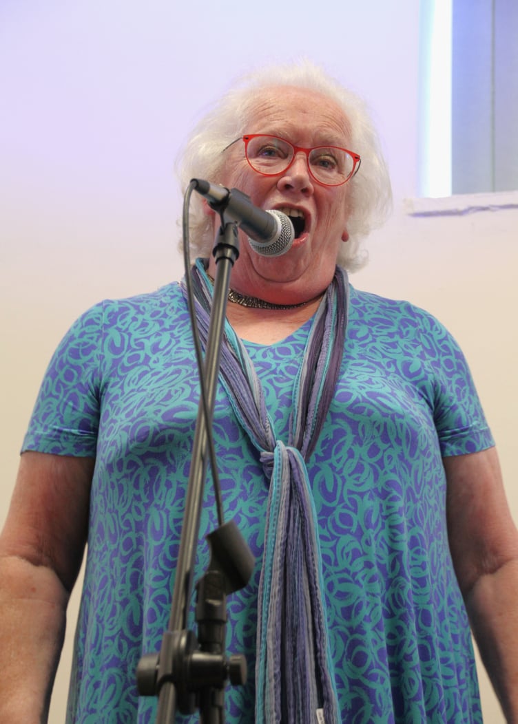 Rosie Upton performing at this year's West Somerset Folk festival. PHOTO: George Ody.