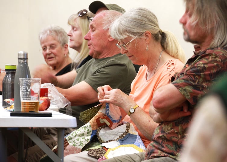 Taking some downtime at the West Somerset Folk Festival. PHOTO: George Ody.