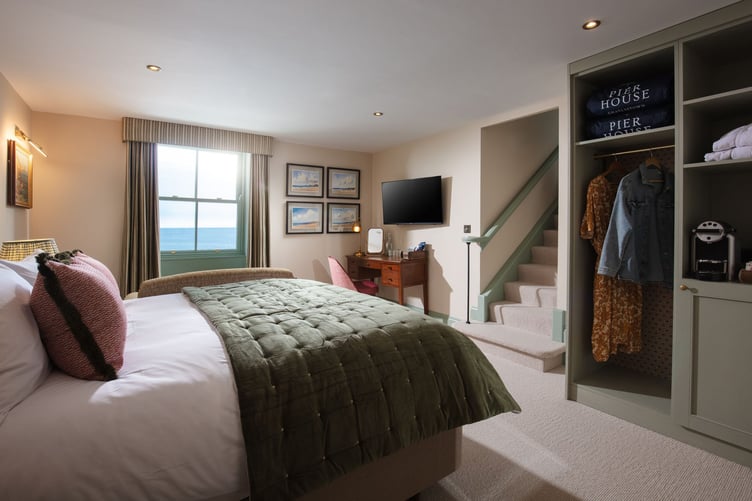 The 23 bedrooms at the Pier House have undergone refurbishment.