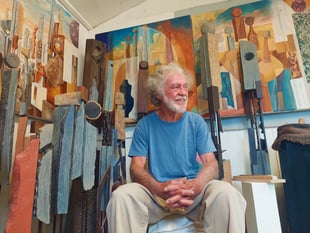Visitors enjoy 48 years of work from Farnham artist Richard Jack