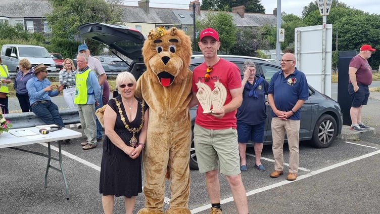 Taking home two trophies. (Picture: Terry Whitty)