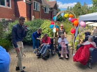 Care home gives Glastonbury a run for its money
