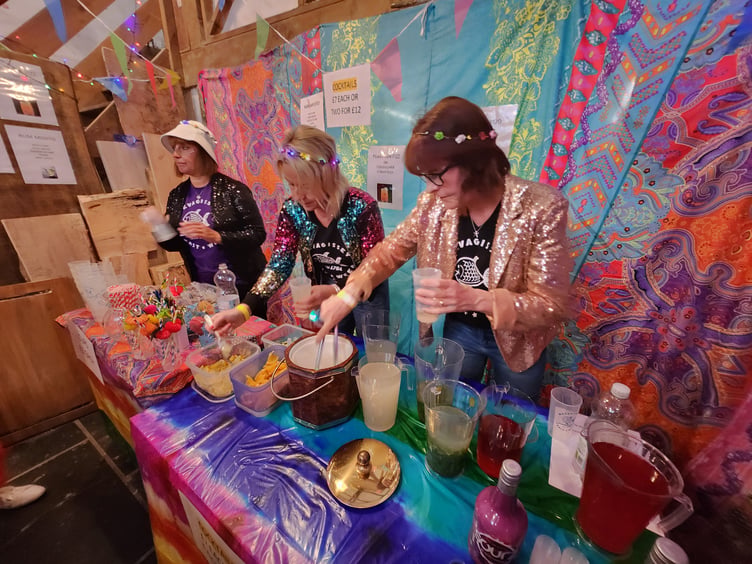 Cocktails were served up during Fish Sunday. Picture: James Mustoe