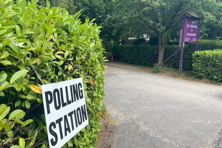 St Thomas on the Bourn C of E polling Station