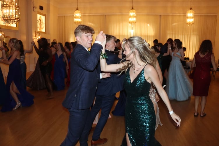 Dancing the night away at the Penrice Academy prom.