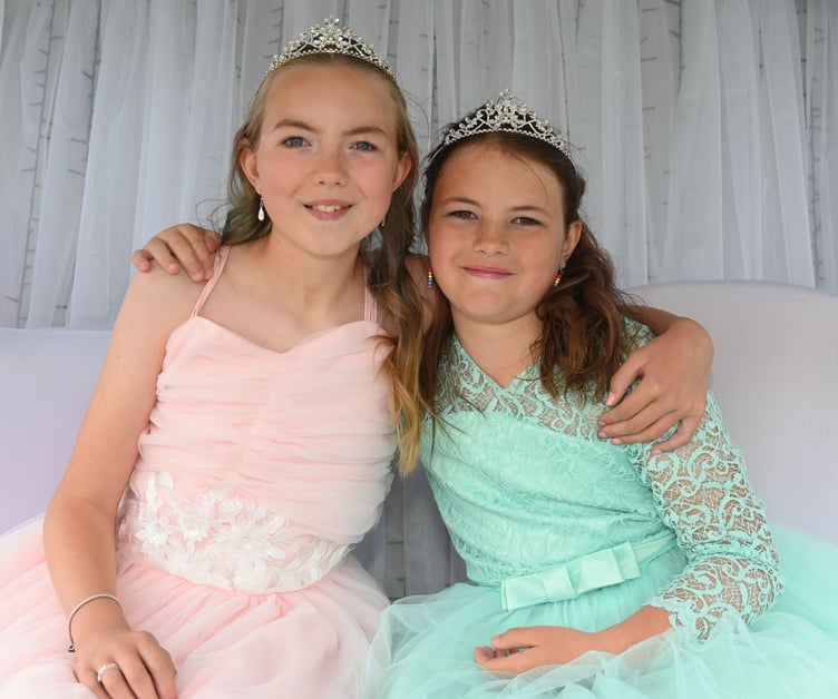 The St Breward Senior Royalty Effi and Elodie Kay. (Picture: Adrian Jasper)